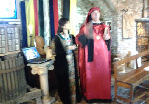 Dante "il sommo poeta" with our students