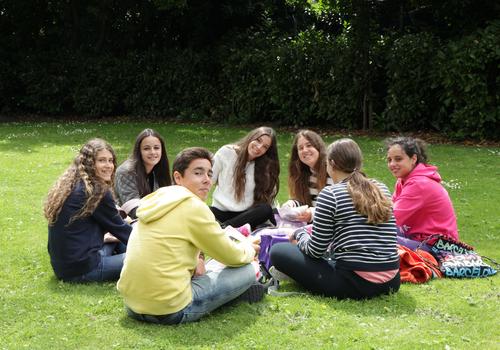 Atlas Junior Dublin Students on Campus