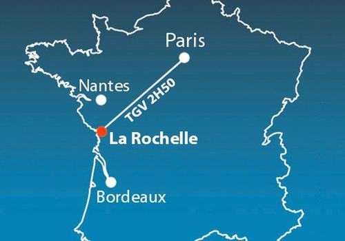 Karte von Frankreich